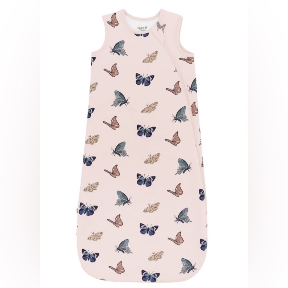 Kyte BABY Blush sleep bag with Butterfly Print